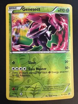 Genesect 16/113 Black & White Legendary Treasures 2013 Reverse Holo Card Pokemon - Image 1