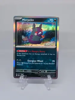 121/182 MORPEKO | RARE HOLO | PARADOX RIFT POKEMON CARD - Image 1