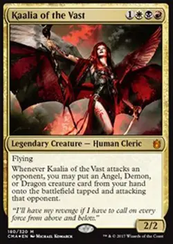 MTG KAALIA OF THE VAST FOIL EXC - DELLE VASTITA - CMA - MAGIC - Image 1