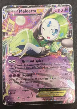 Pokemon TCG - Meloetta EX RC11/RC25 Legendary Treasures: Radiant Collection - HP - Image 1