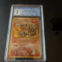 Pokemon Japanese Blaine's Charizard Gym 2 Challenge Holo No.006 - CGC 7 - Image 1