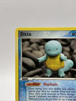 2005 Pokemon Ditto (Squirtle) 64/113 EX Delta Species - Image 2