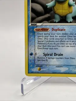 2005 Pokemon Ditto (Squirtle) 64/113 EX Delta Species - Image 5
