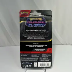 Phantasmal Flames Mega Evolution Pokemon Blister Pack Sealed – 1 Booster - Image 2