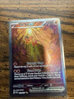 Pokemon Chi-Yu ex 259/193 Paldea Evolved Special Illustration Rare Full Art Holo - Image 2