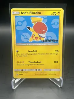 Ash's Pikachu SM114 Pokemon Sun and Moon Promo - Image 1