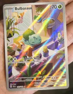 Pokemon TCG: Bulbasaur 143/142 - SV: Stellar Crown - Illustration Rare - Image 1