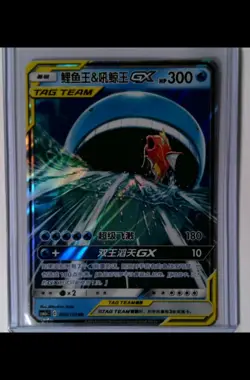 Pokemon Wailord & Magikarp GX 005/150 CSM2aC Chinese RR Tag Team Holo - Image 1