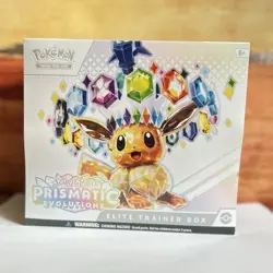 Pokemon TCG Scarlet & Violet Prismatic Evolutions Elite Trainer Box ETB Eevee - Image 1