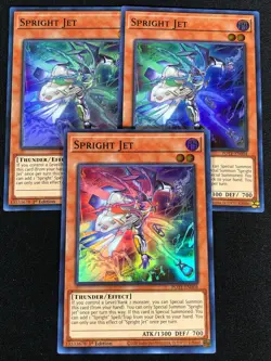 Yugioh Spright Jet POTE-EN004 1ST SUPER x3 (NM) - Image 1