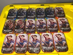 One Piece 16x Mini Tin Pack Set Vol 2 TS-02 OP-13 24 PACKS Sealed Promo - Image 3