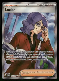 Pokemon Cards Lucian 208/167 Twilight Masquerade Ultra Rare NM - Image 1