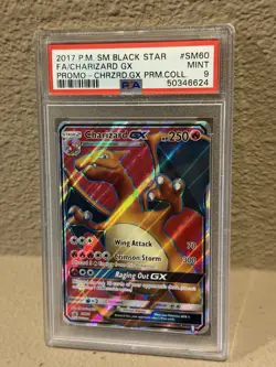Pokemon Cards - PSA 9 Charizard GX SM60 - Black Star Promo - MINT - PSA9 - Image 4