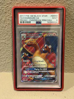 Pokemon Cards - PSA 9 Charizard GX SM60 - Black Star Promo - MINT - PSA9 - Image 5