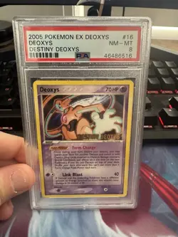 Destiny Deoxys Promo Card Stamped No 16/107 PSA8! - Image 1