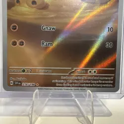 Pokemon TCG Sandile Holo Card SV01 Scarlet & Violet Base Set 216/198 NM - Image 3