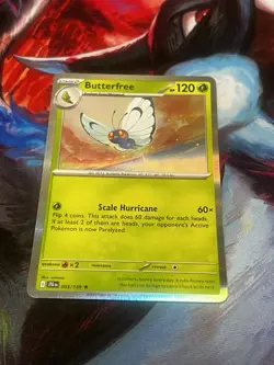 Butterfree Holo Rare SV09: Journey Together JTG Grass 003/159 Pokemon Card TCG - Image 1
