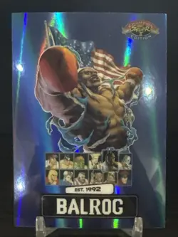 Street Fighter 2: Champion Edition PSA-13 Promo Card BALROG Blue 49/100 - Image 1