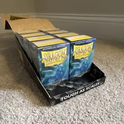 7 NEW Dragon Shield Clear Matte Premium Standard Card Sleeves 100 Packs Lot - Image 1