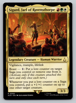 Sigurd, Jarl of Ravensthorpe - MTG - Assassin's Creed Universes Beyond - Image 1