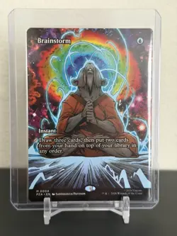 Magic TMNT Ninja Turtles Brainstorm Borderless Splinter PZA #4, Pack Fresh NM - Image 1