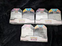 V Heroes 3x 2-Pack Tin Bundle Set Eevee Evolutions (Target 2023) Pokemon TCG - Image 2