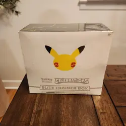 Pokemon TCG: 25th Anniversary Celebrations Elite Trainer Box (ETB) (2021) SEALED 820650809439 - Image 1