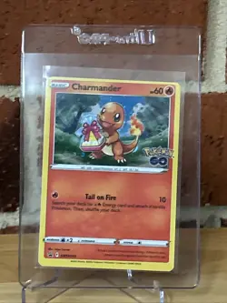 (OC) Pokemon TCG Charmander SWSH232 Holo Black Star Promo VLP - Image 1