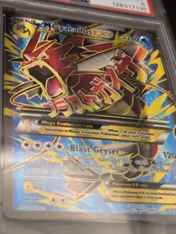 Pokemon XY Breakpoint Mega Gyarados EX Full Art 115/122 PSA 6 - Image 3