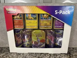 Pokemon Canada Costco Exclusive Kanto Power Mini Tin 5-Pack Sealed - Image 1