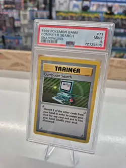Pokemon 71/102 Computor Search- PSA Grade 9 - Image 1