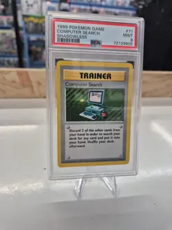 Pokemon 71/102 Computor Search- PSA Grade 9 - Image 2