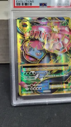 2016 M VENUSAUR EX FULL ART XY EVOLUTIONS POKEMON TCG PSA 9 MINT #100 - Image 4
