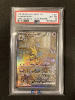 Pokemon Scarlet & Violet 151 Alakazam Ex SIR 201/165 PSA 10 - Image 1