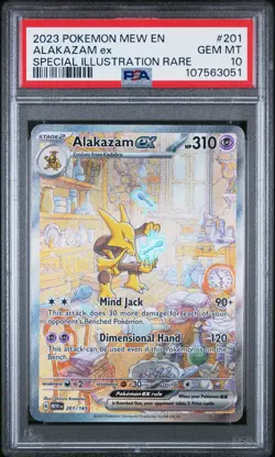 Pokemon Scarlet & Violet 151 Alakazam Ex SIR 201/165 PSA 10 - Image 2