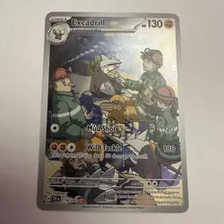 Excadrill - 174/162 - Illustration Rare Holo Pokemon TCG SV05 Temporal Forces - Image 1