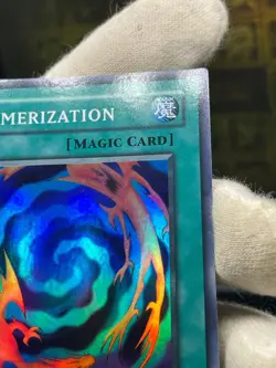 Yugioh LOB-059 Polymerization LOB-059 Super Rare 1st Edition Asian English - Image 4