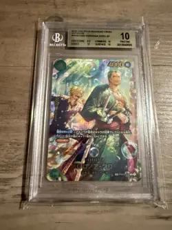 2026 One Piece Egghead Crisis JPN PRB02006 Roronoa Zoro SP BGS 10 PRISTINE - Image 1