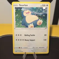 Pokemon Snorlax Promo Holo 150 HP SWSH032 Sword & Shield Promo Cards - Image 1