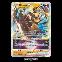 Kleavor VSTAR SWSH249 - 2022 Black Star Promo Full Art - Pokemon Card NM - Image 1