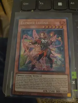 Elfnote Lucina, Secret Rare, Burst Protocol, Yugioh Card - Image 1