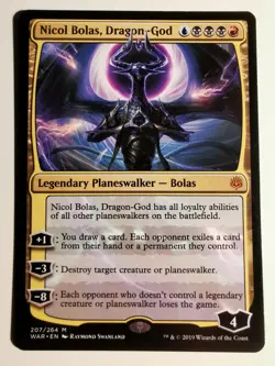 Nicol Bolas, Dragon-God: Mtg Card NM - Image 1