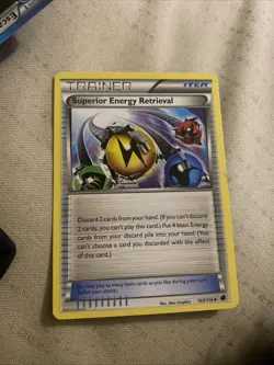 Pokemon TCG Card 2013 Plasma Freeze Superior Energy Retrieval 103/116 Non-Holo - Image 1
