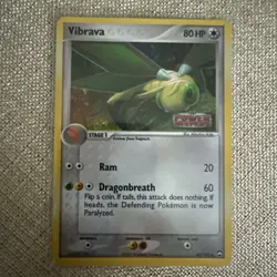 Pokemon EX Power Keepers Vibrava Reverse Holo UC Card 40/108 - Image 1