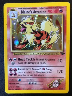 Gym Challenge set 14 holo/rare Pokemon cards Arcanine Persian Beedrill Alakazam - Image 2