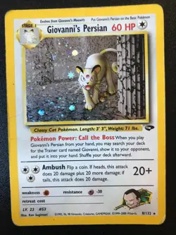 Gym Challenge set 14 holo/rare Pokemon cards Arcanine Persian Beedrill Alakazam - Image 4