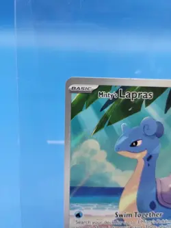 Pokemon TCG Misty's Lapras Destined Rivals 194/182 Illustration Rare Card - Image 3