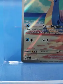 Pokemon TCG Misty's Lapras Destined Rivals 194/182 Illustration Rare Card - Image 4