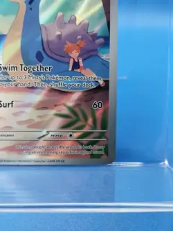 Pokemon TCG Misty's Lapras Destined Rivals 194/182 Illustration Rare Card - Image 5