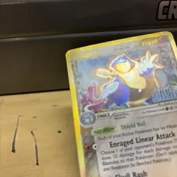 Pokemon Blastoise Ex Crystal Guardians Reverse Holo Played 2/100 HP Vintage Card - Image 3